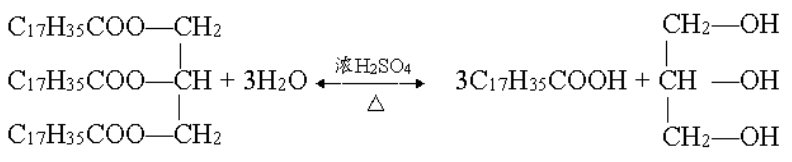 (c17h35coo-ch+3h2o)