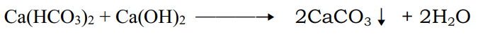 (ca(hco3)2+ca(oh)2)