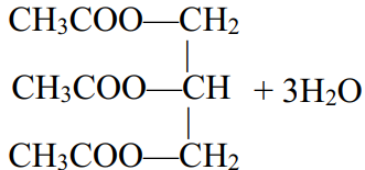 ch3coo-ch+3h2o
