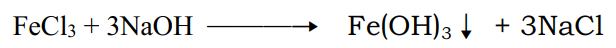 (fecl3+3naoh)