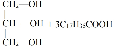 ch-oh+3ch17h35cooh
