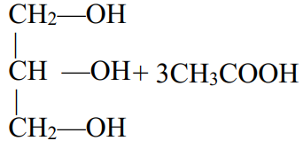 ch-oh+3ch3cooh