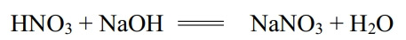 (hno3+naoh)