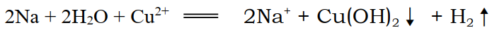 2na+2h2o+cu2+